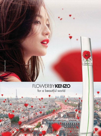 Une campagne publicitaire audacieuse pour Flower de Kenzo